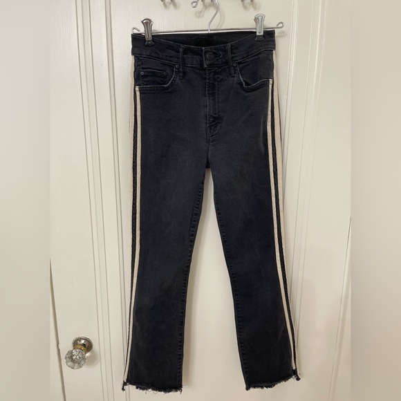 MOTHER The Insider Crop Step Fray in the "Guilty Racer" Size 25 - Picture 3 of 8